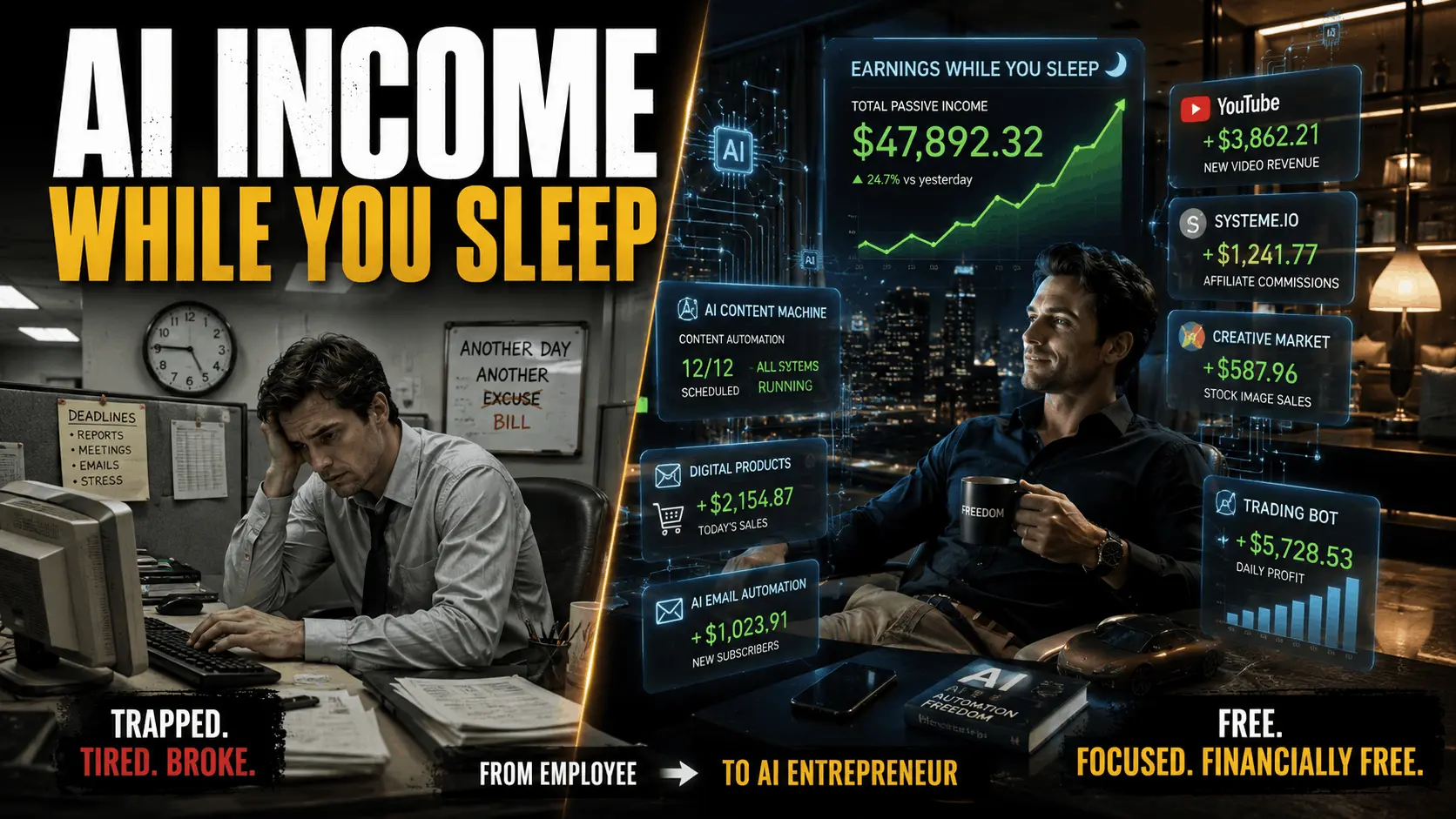 AI Income While You Sleep